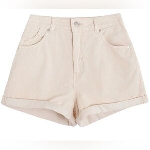 ROLLA'S High Waist Cream Duster Shorts